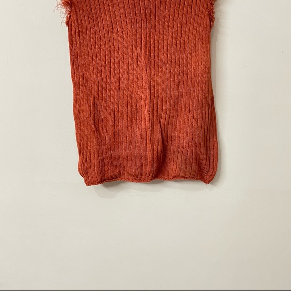 Solid Fringe Trim Tank Top - Picture 5 of 5